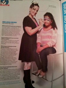 My friend Melissa is always being featured in Magazines and no wonder she is always booked!