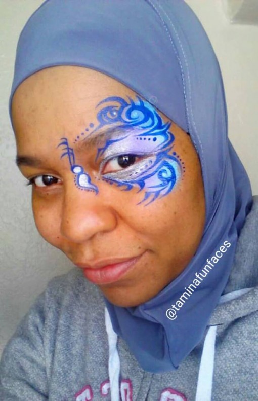 Tribal Butterfly magic by Tamina BLUE outline genius!